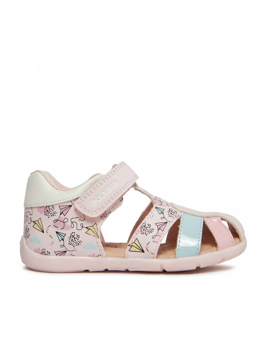 Sandály Geox B Elthan Girl B451QD 000BC C8206 Růžová